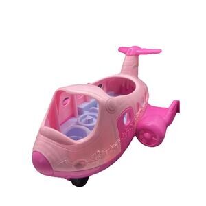 Fisher Price Little People Lil Movers Musical Pink Airplane Sounds No Figures